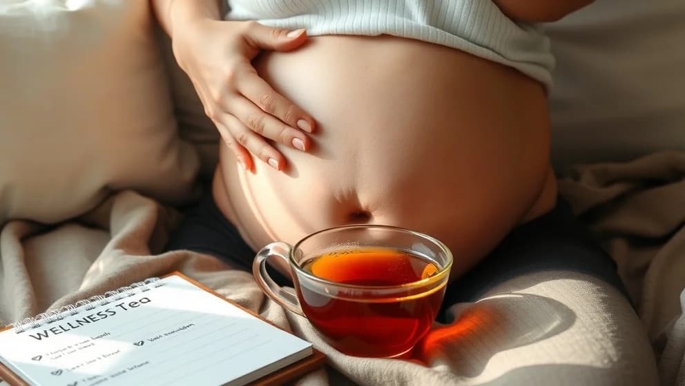 Huggande smärta i magen under graviditet